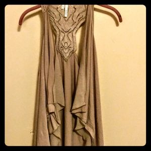 Fash Vintage Cardigan Khaki Very Flirty Layered